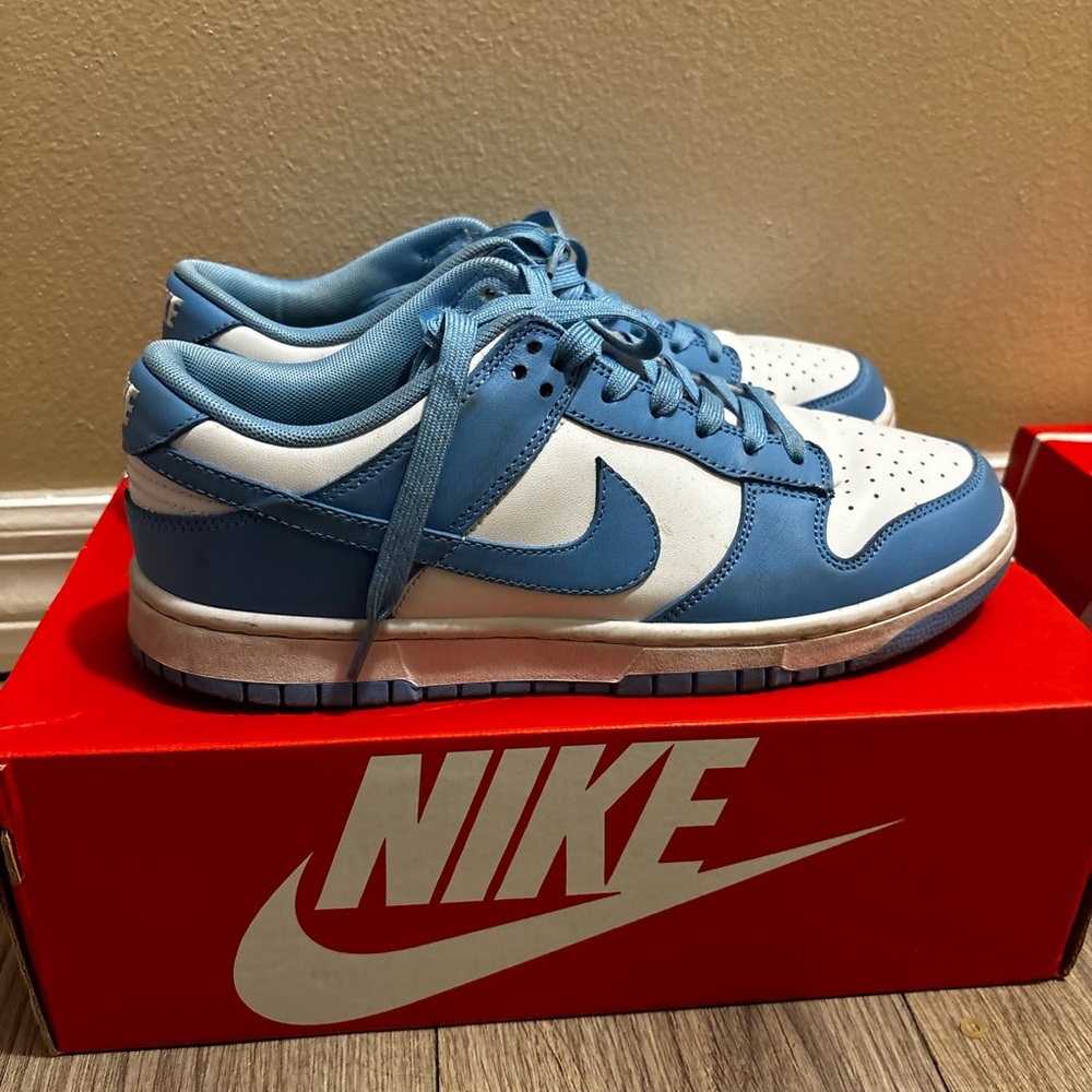 Nike Dunks red, baby blue, dark pink, yellow